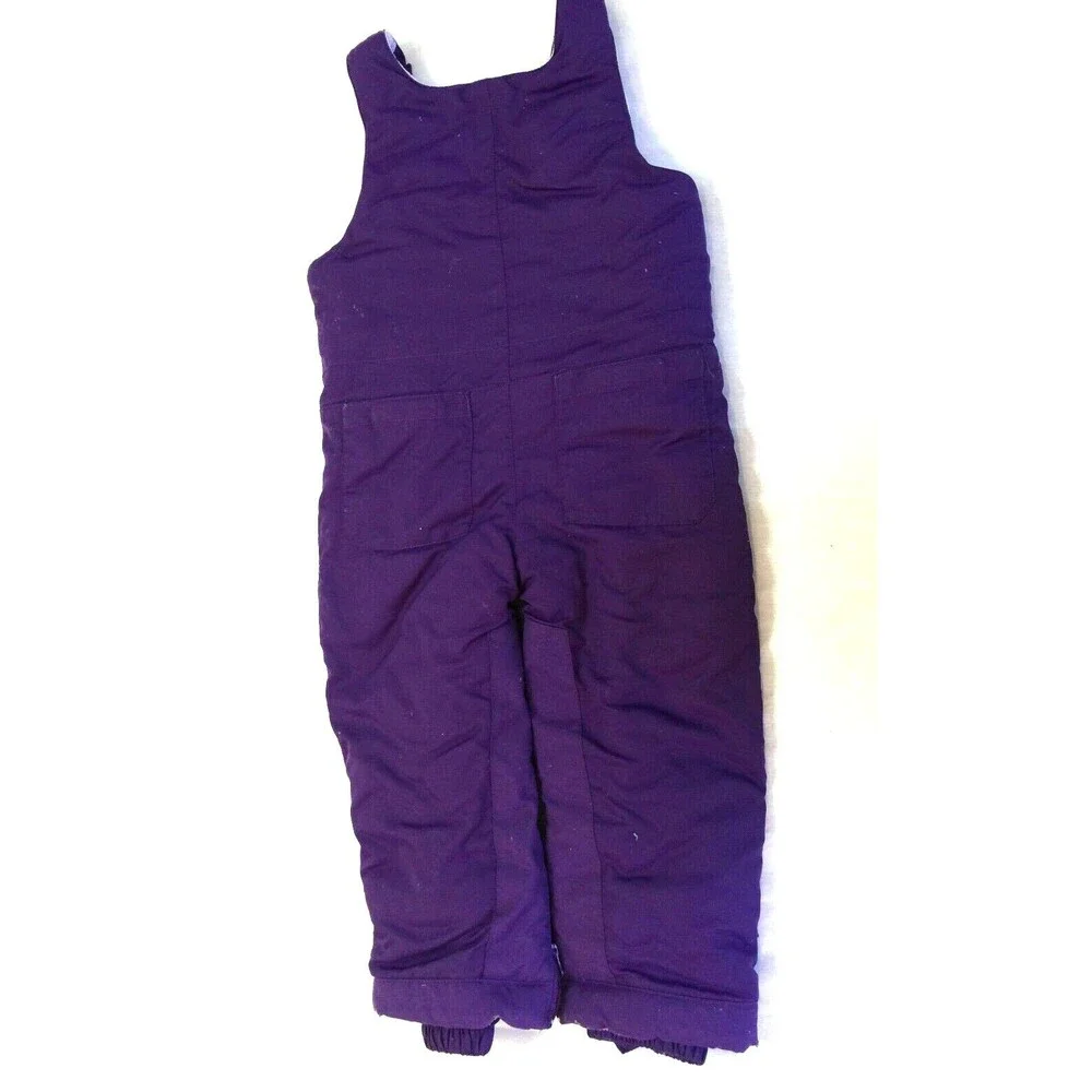 THE CHILDRENS PLACE GIRLS SNOW SKI NYLON FLEECE OVERALLS BIB PANTS SIZE 4T